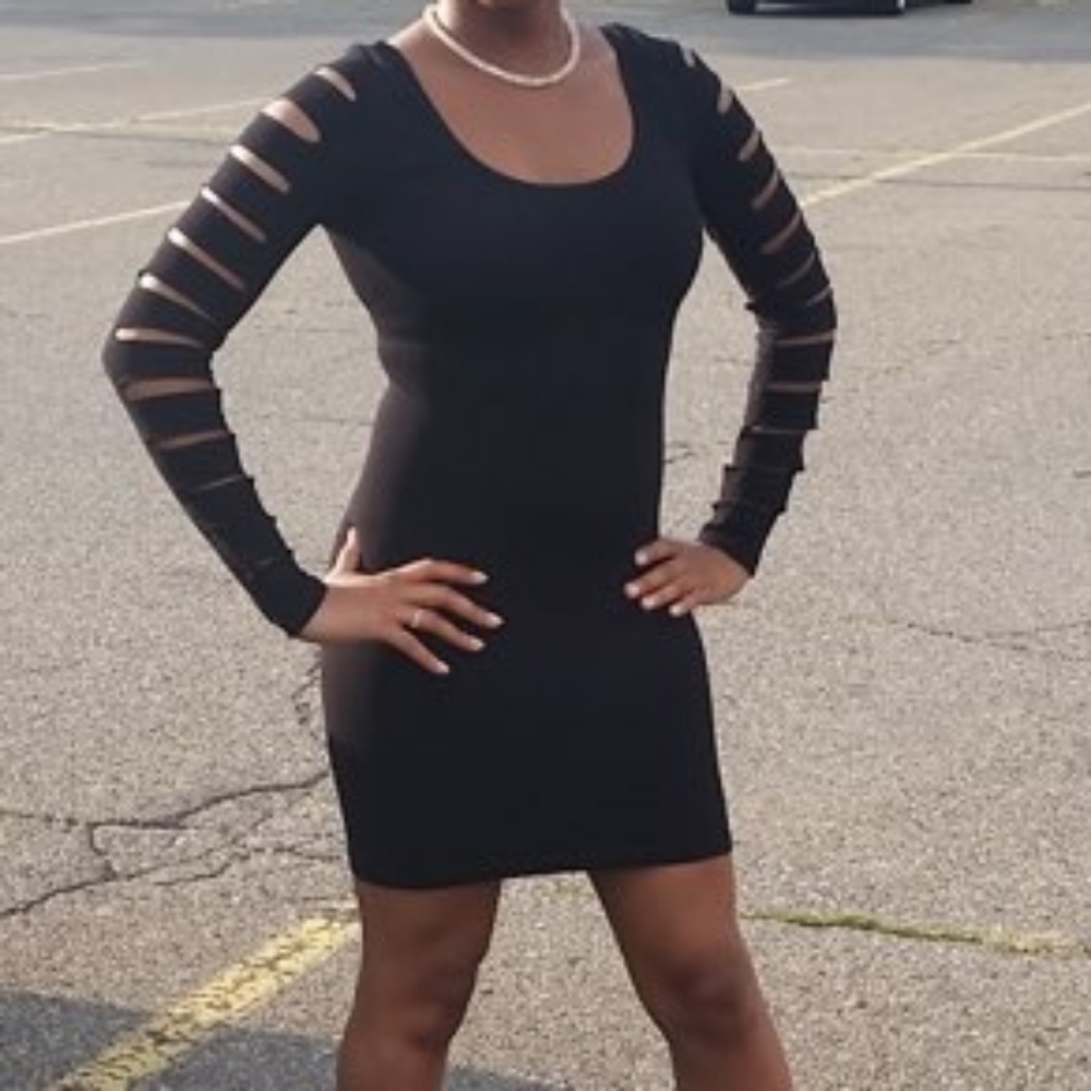 bebe bandage dress